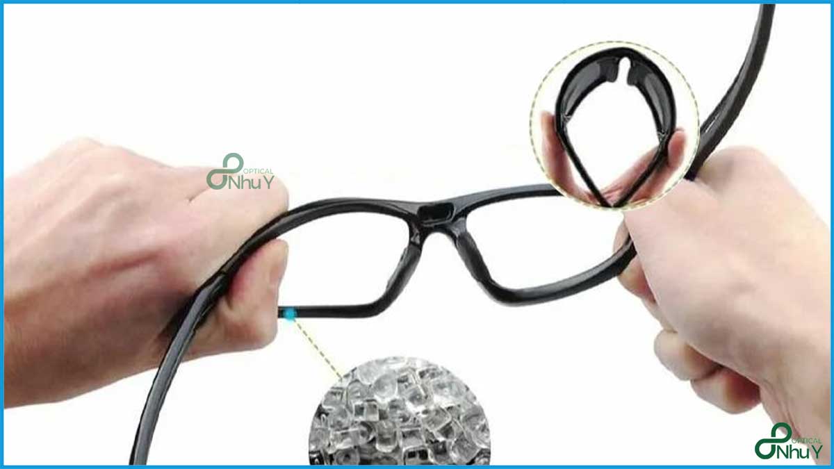 Gọng kính TR90 là gì? Khám phá vật liệu "nhựa dẻo ghi nhớ" siêu bền